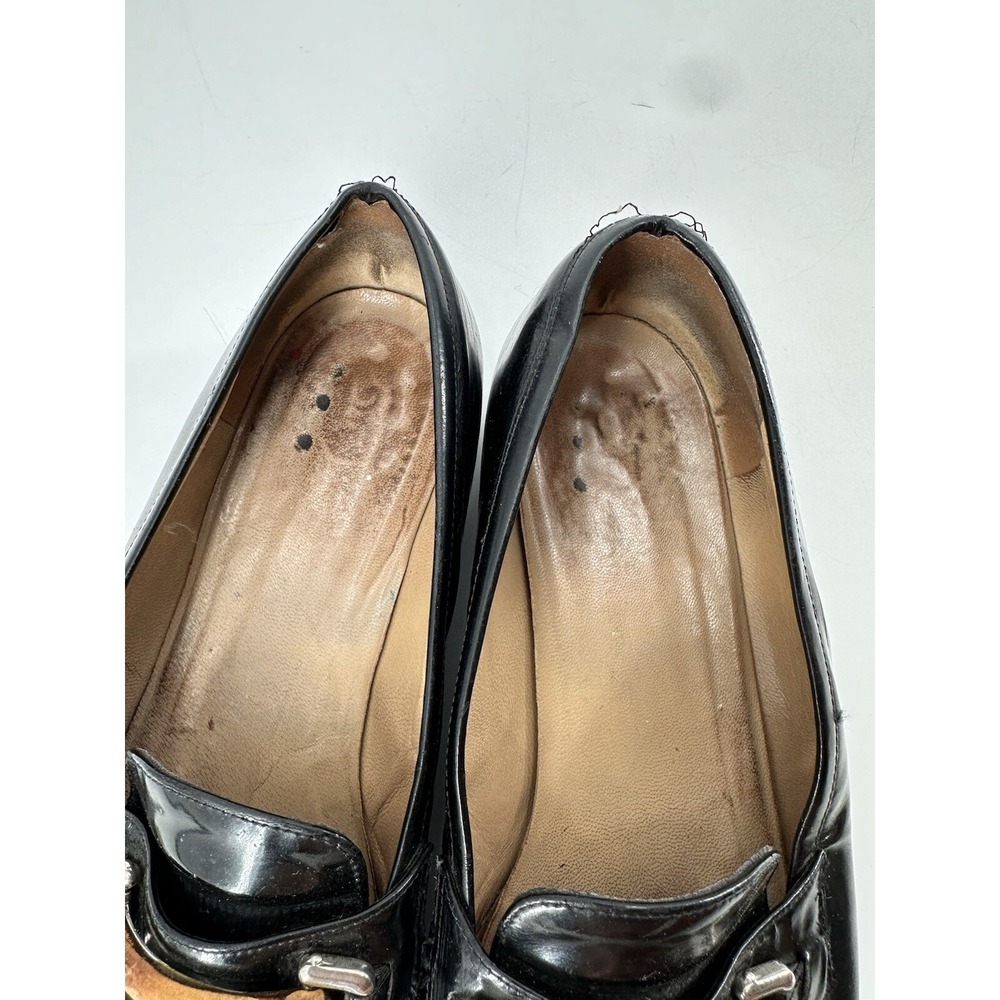 GUCCI Loafers‎ Leather Shoes Pumps Women's Size 38 C Black - Picture 10 of 14
